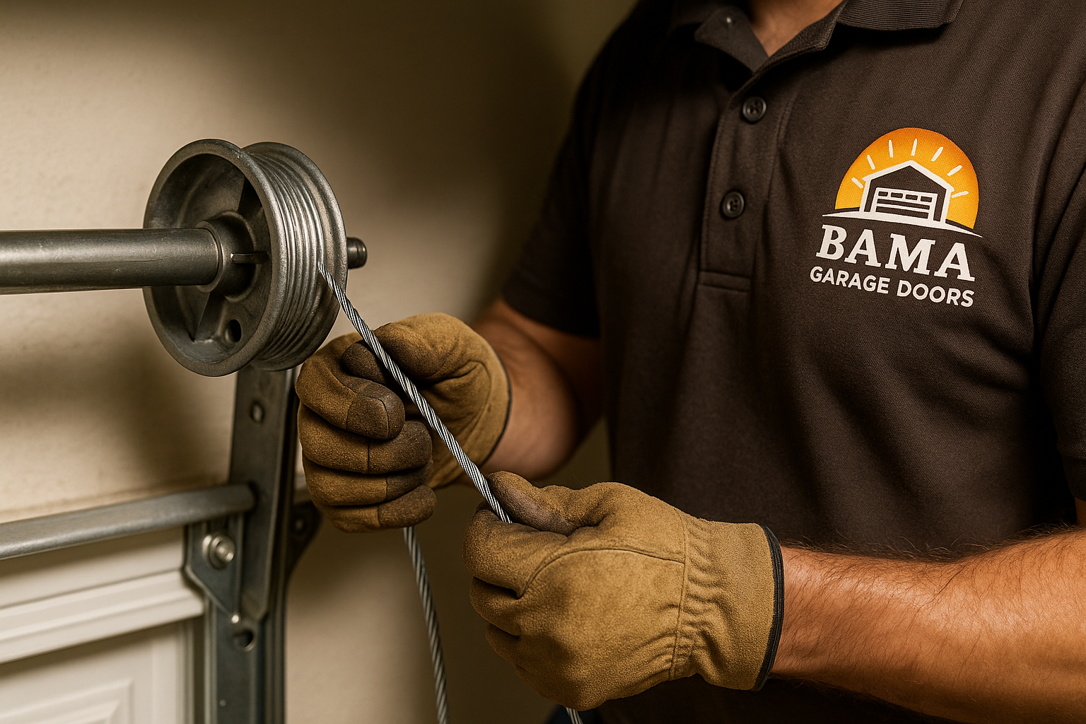 Garage Door Cable Repair in Wolfeboro