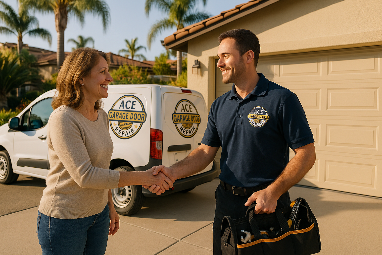 Garage door services in Bristol, NH