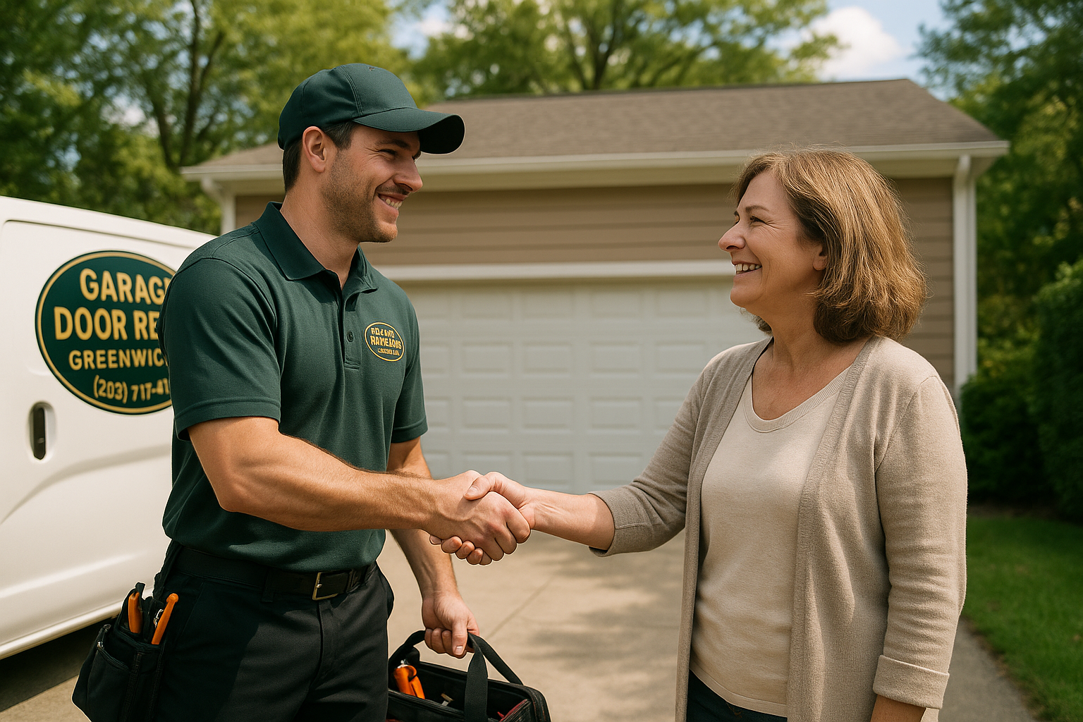 Garage door services in Wakefield, NH
