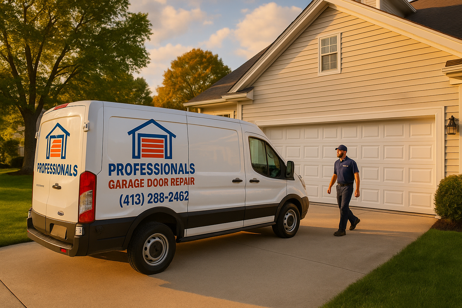 Garage door services in Brownfield, NH
