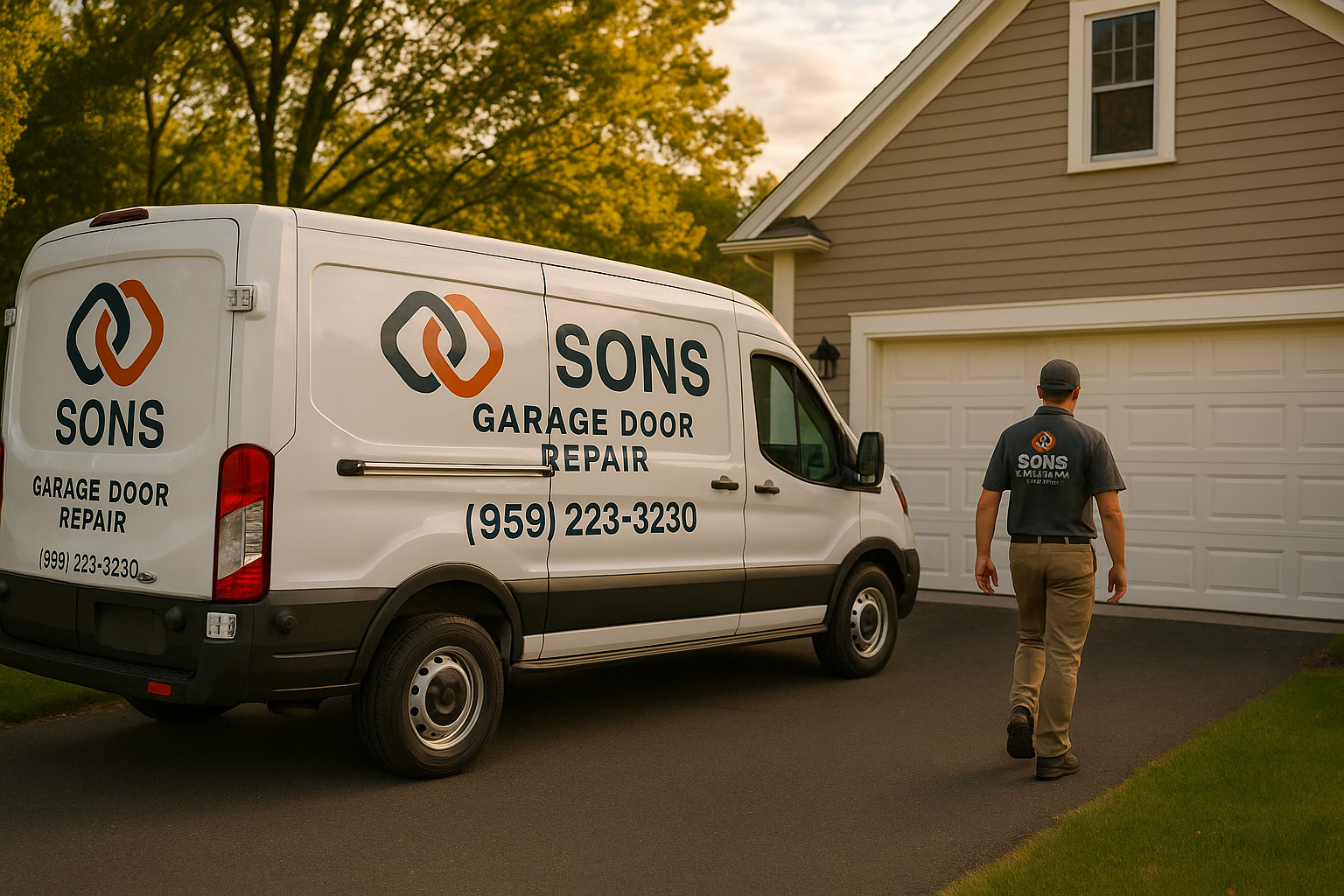 Garage door services in Canterbury, NH