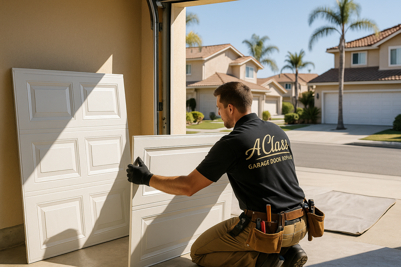 Garage Door Panel Replacement service in Alfred