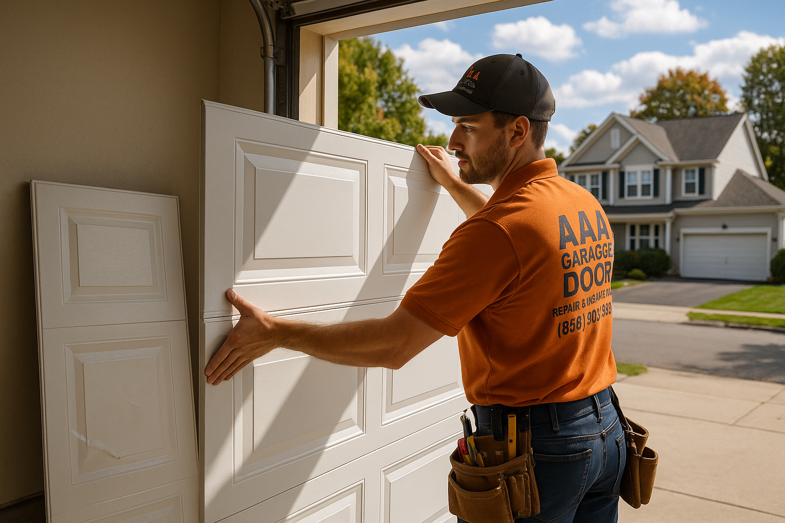 Garage Door Panel Replacement service in Sandwich