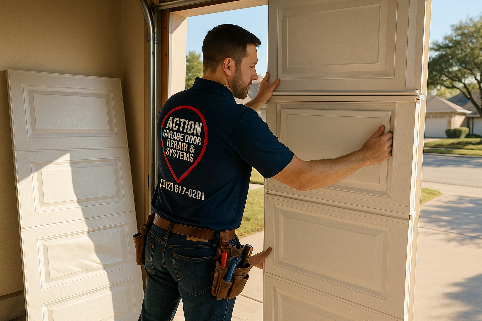 Garage Door Panel Replacement service in Sanford