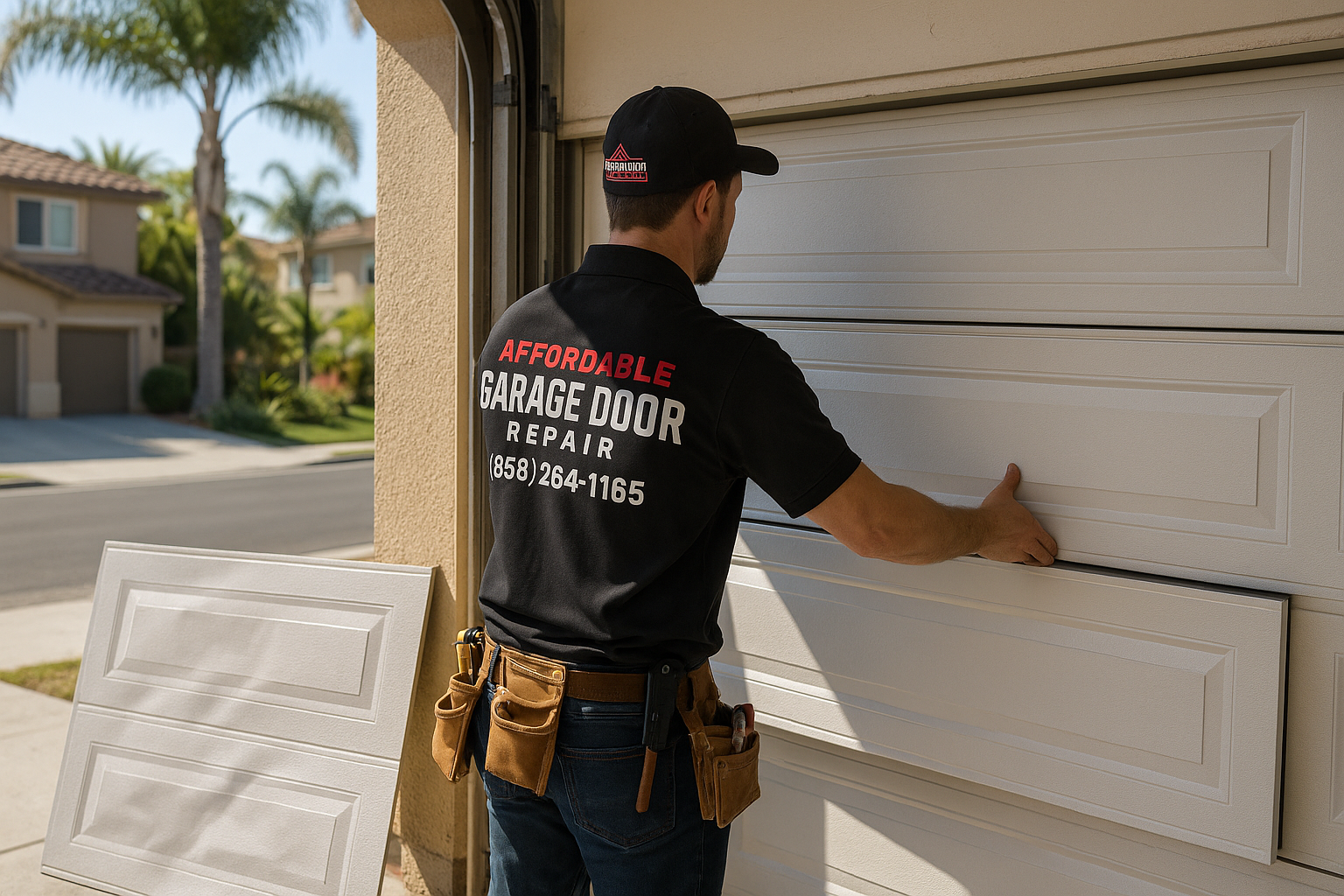 Garage Door Panel Replacement service in New Durham