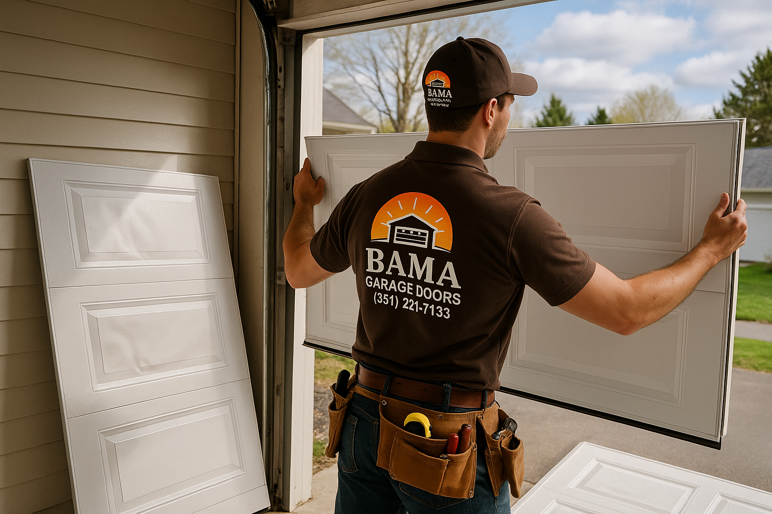 Garage Door Panel Replacement service in Bristol