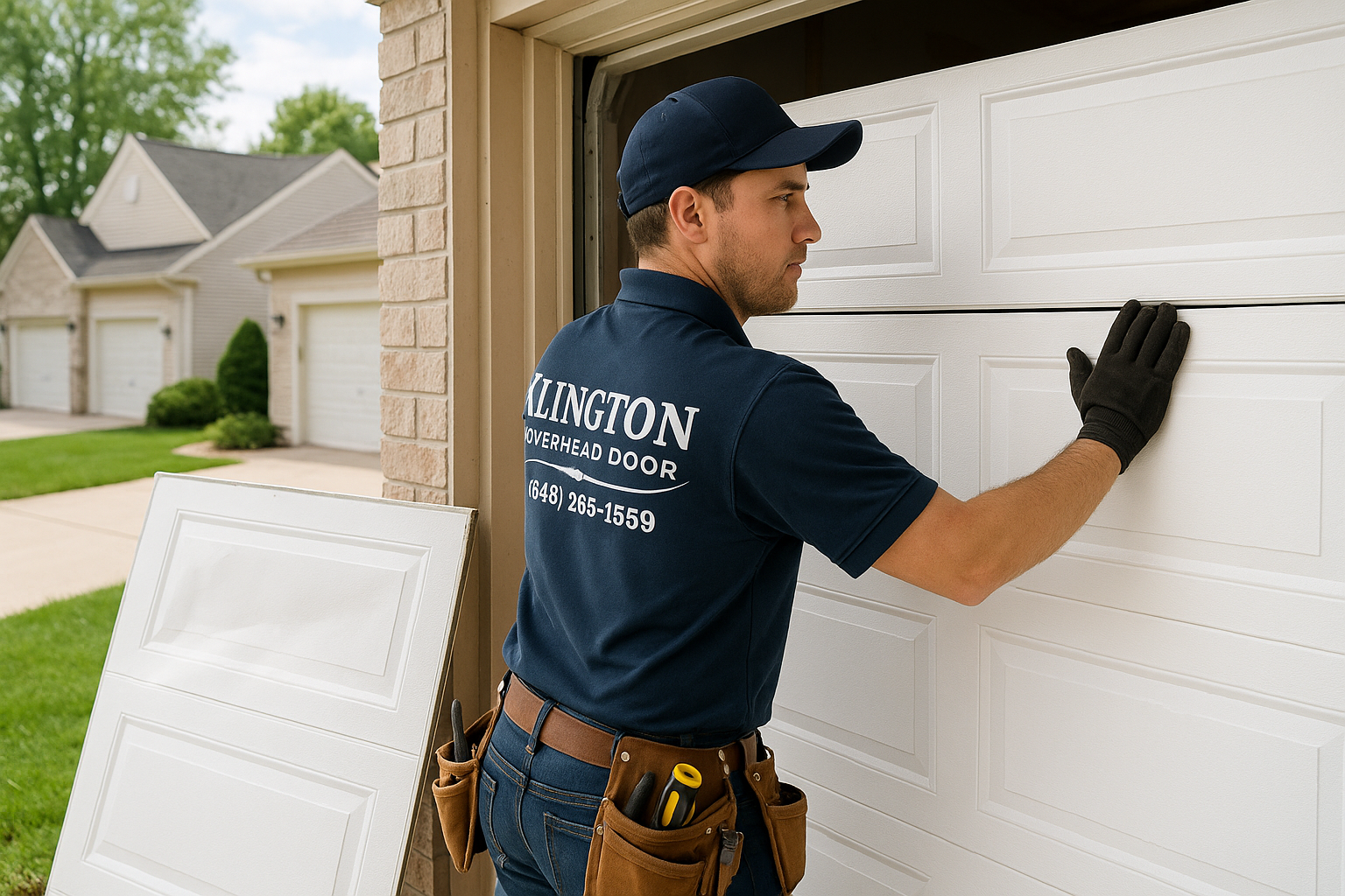 Garage Door Panel Replacement service in Boscawen