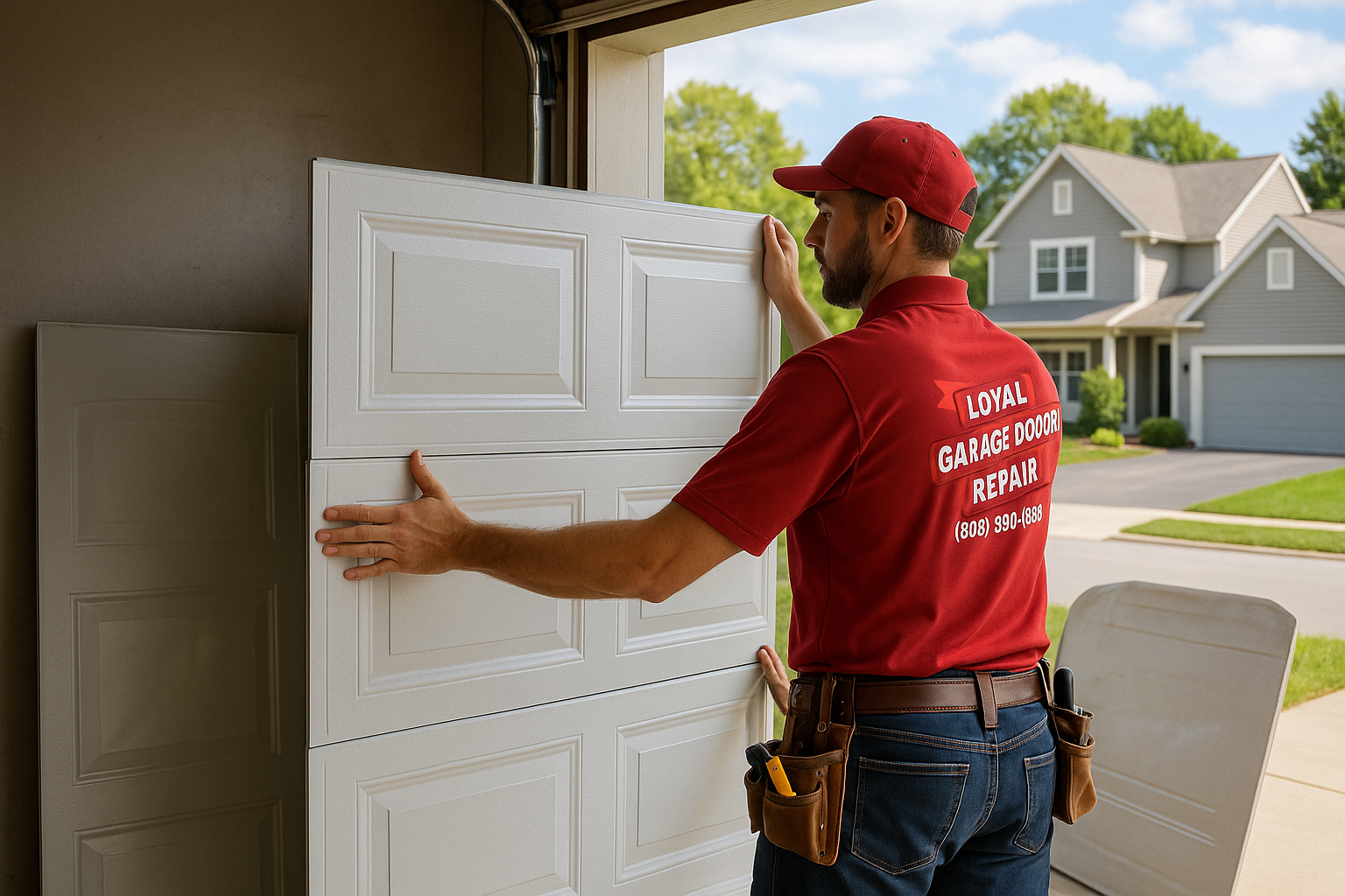 Garage Door Panel Replacement service in Brownfield