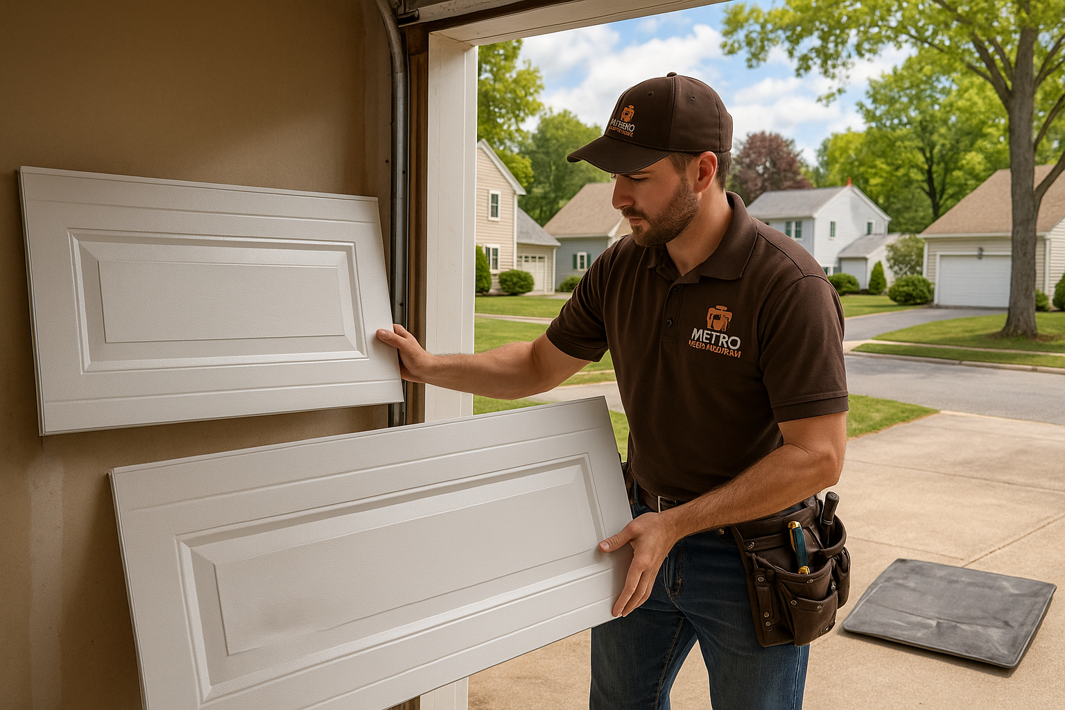 Garage Door Panel Replacement service in Waterville Valley