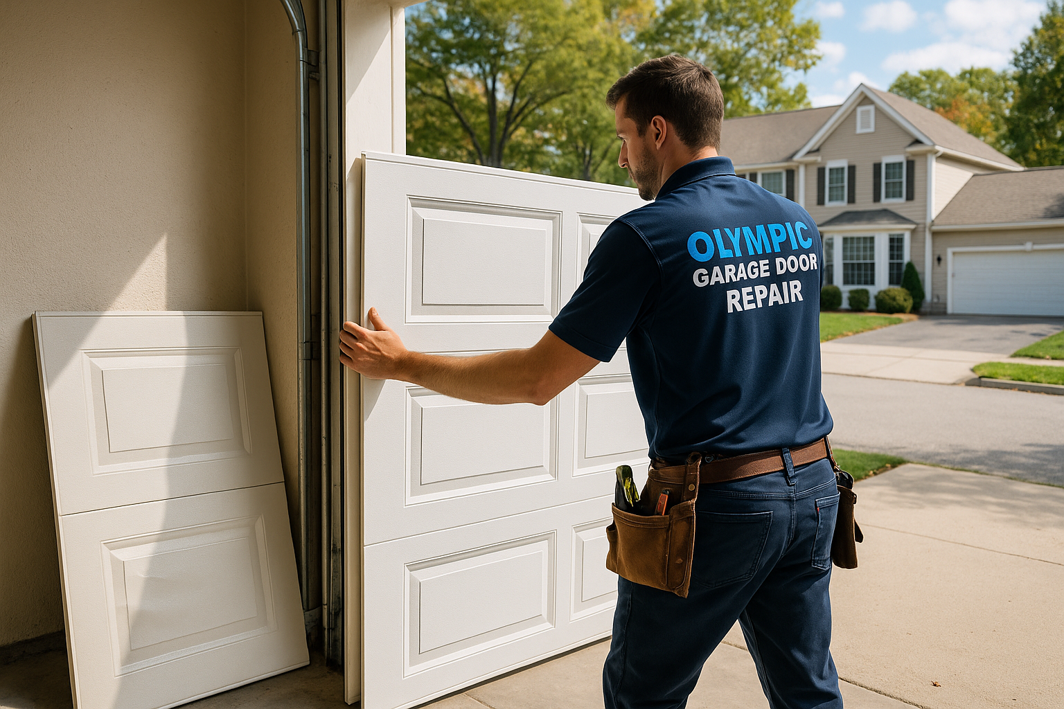 Garage Door Panel Replacement service in Wakefield