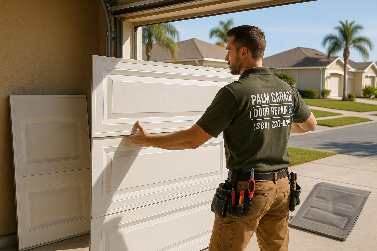 Garage Door Panel Replacement service in Salisbury