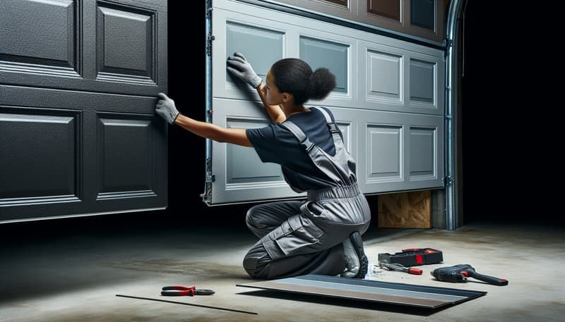 Garage Door Panel Replacement service in Milton