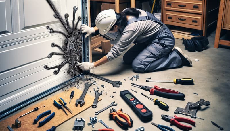 Garage Door Panel Replacement service in Franklin