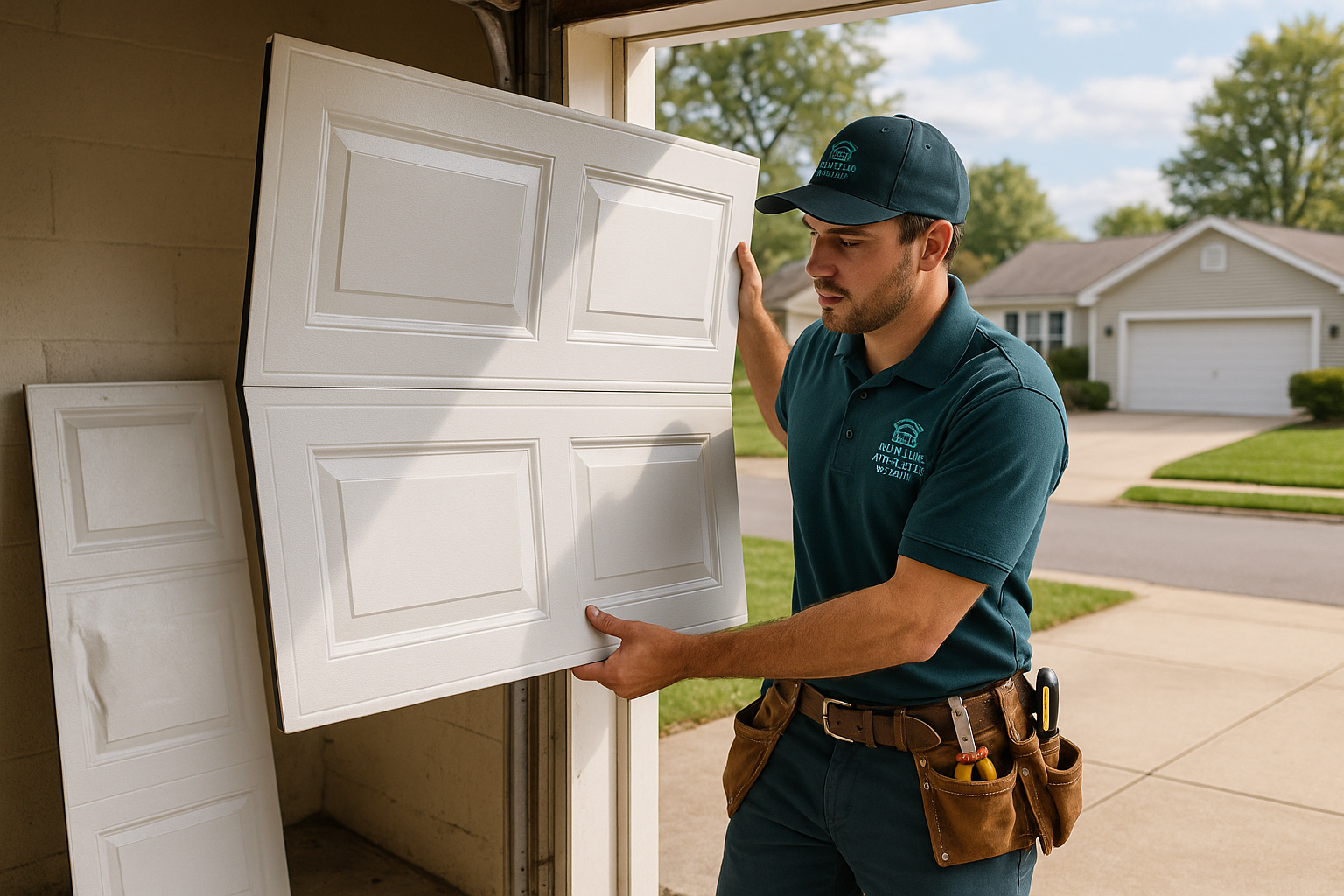 Garage Door Panel Replacement service in Milton