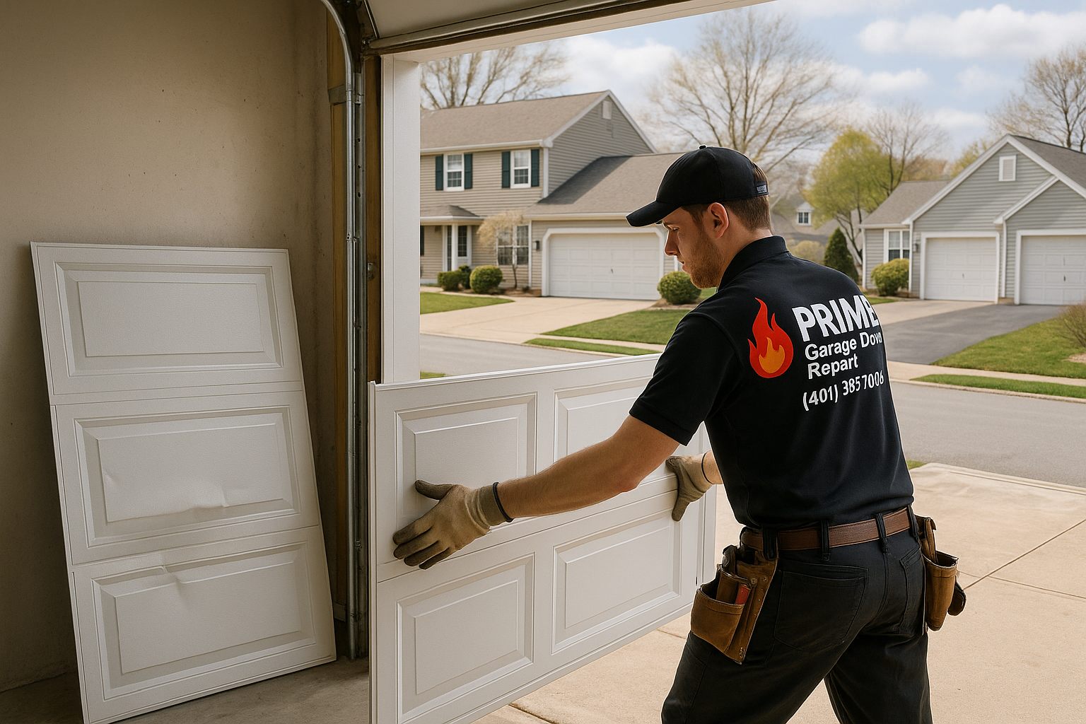 Garage Door Panel Replacement service in Lyman