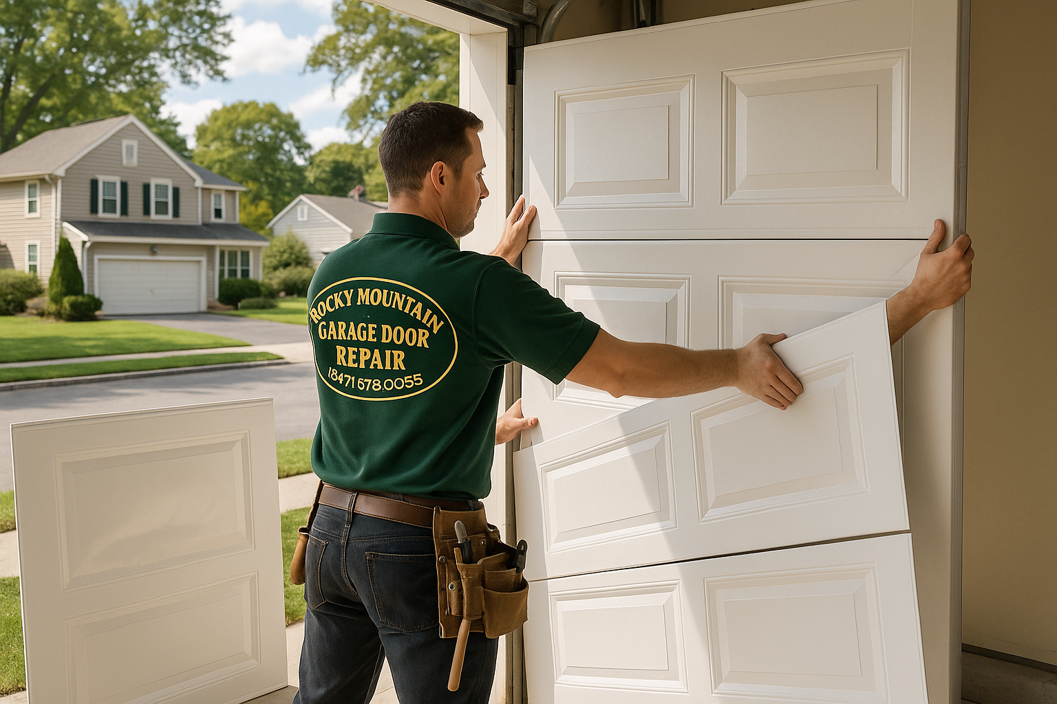 Garage Door Panel Replacement service in Ossipee