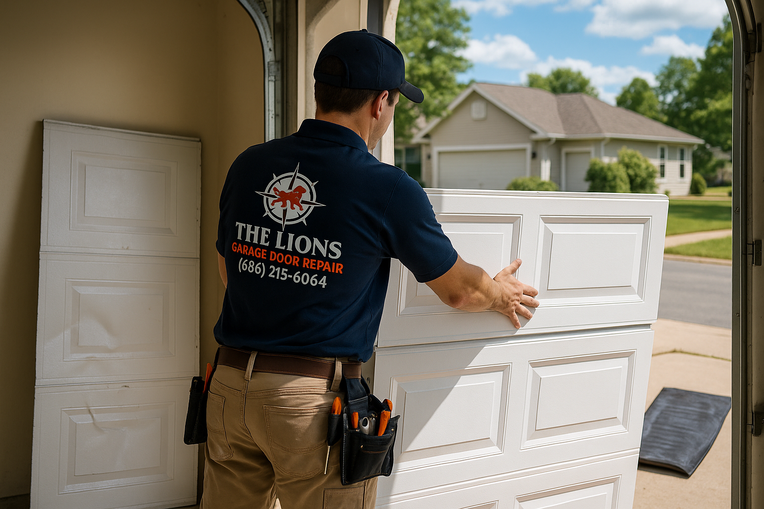 Garage Door Panel Replacement service in Hollis
