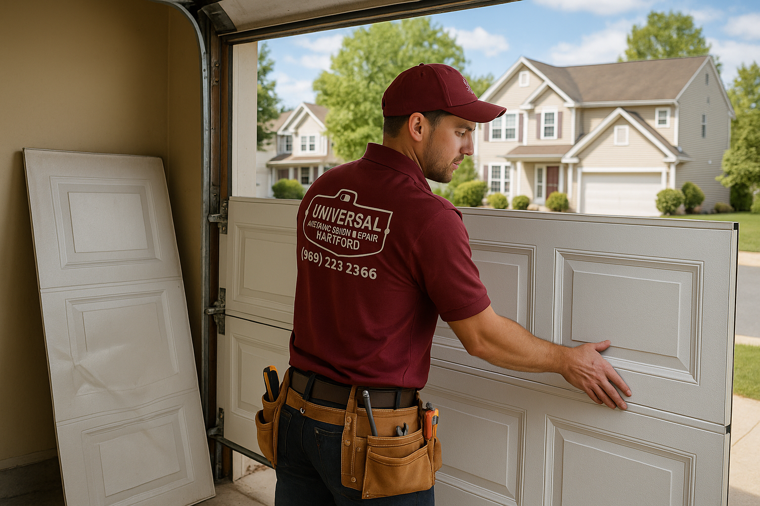Garage Door Panel Replacement service in Hiram