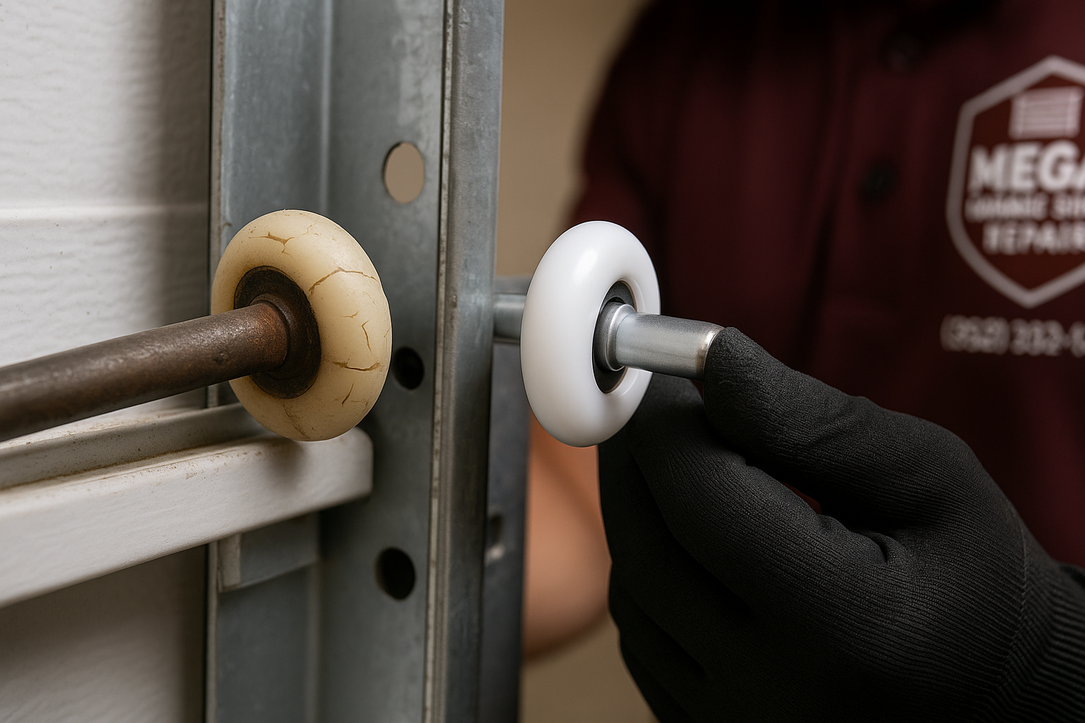 Garage Door Roller Replacement service in Meredith