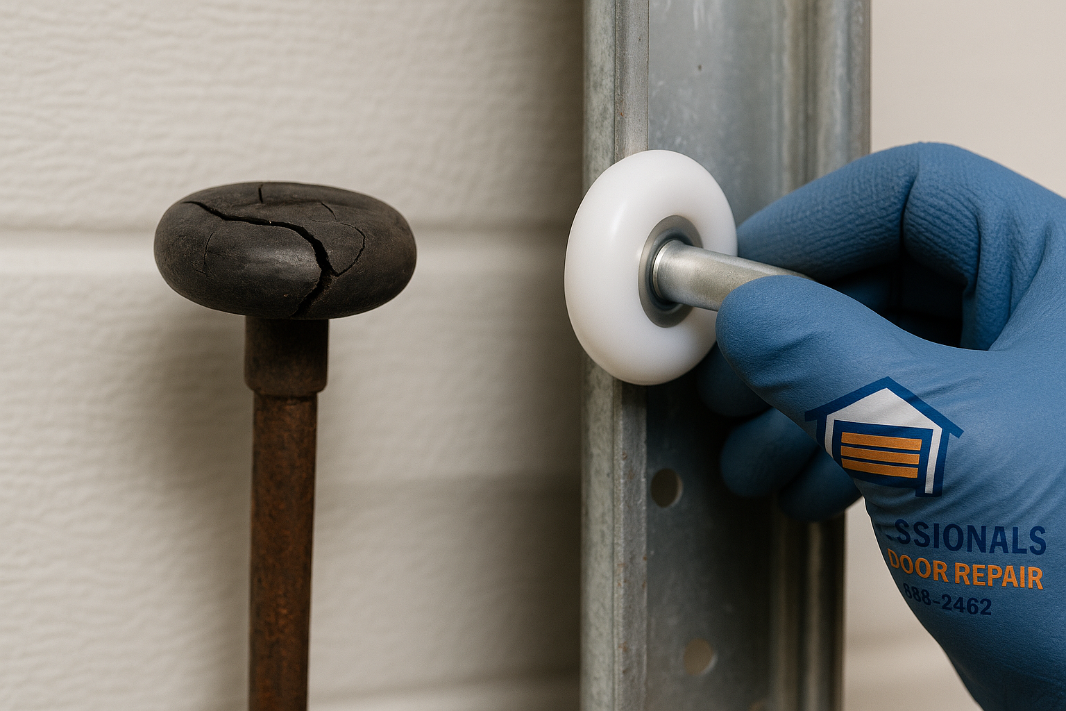 Garage Door Roller Replacement service in Sandwich