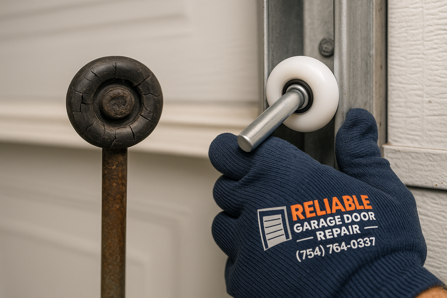 Garage Door Roller Replacement service in Brownfield
