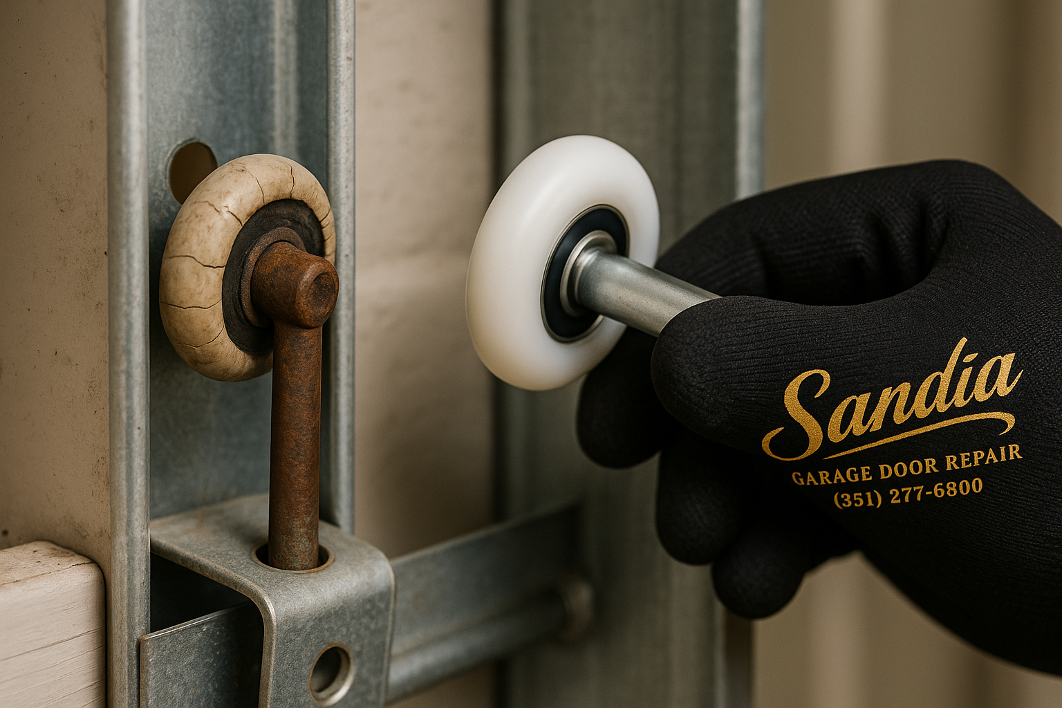 Garage Door Roller Replacement service in Somersworth