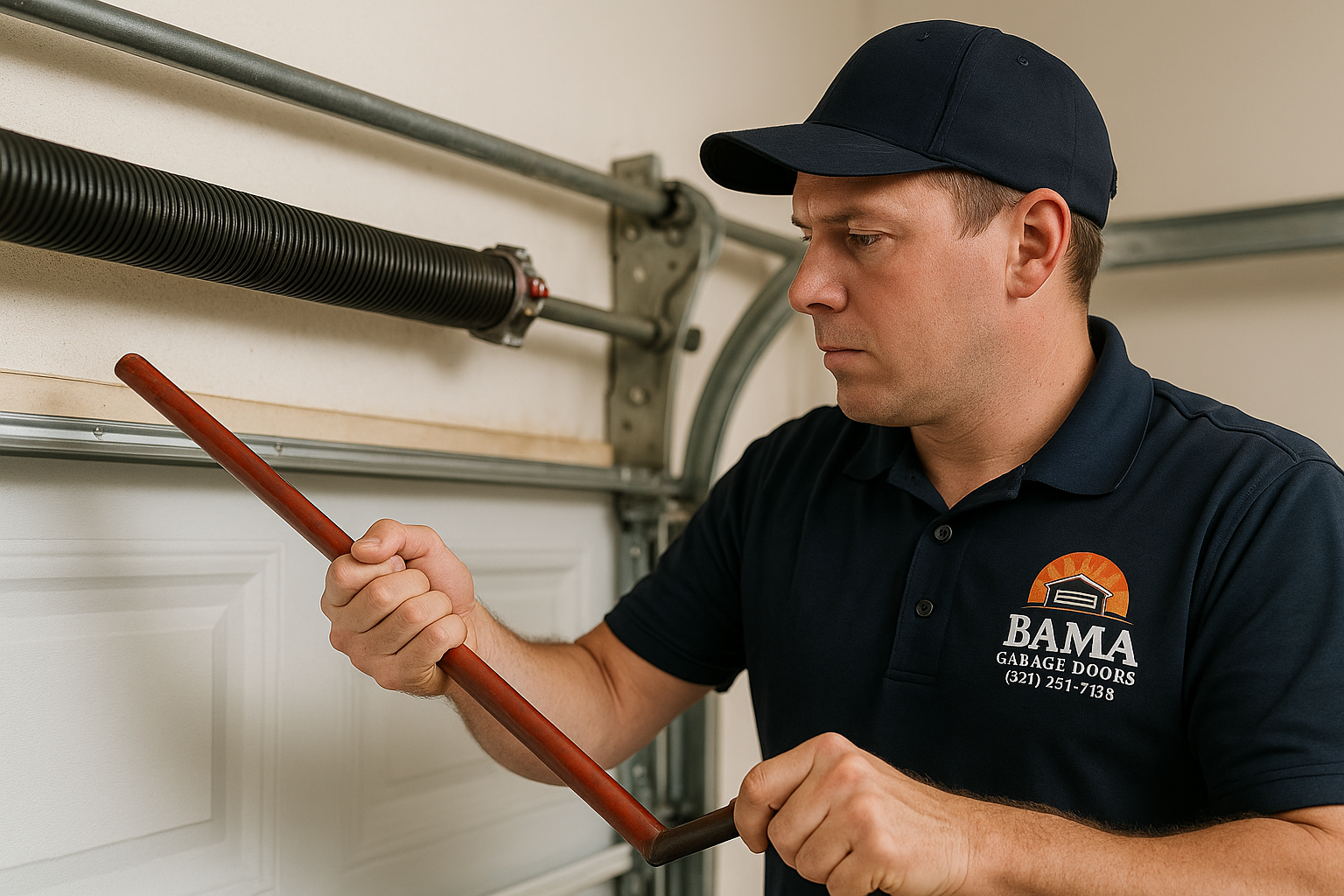 Garage Door Spring Repair service in Conway