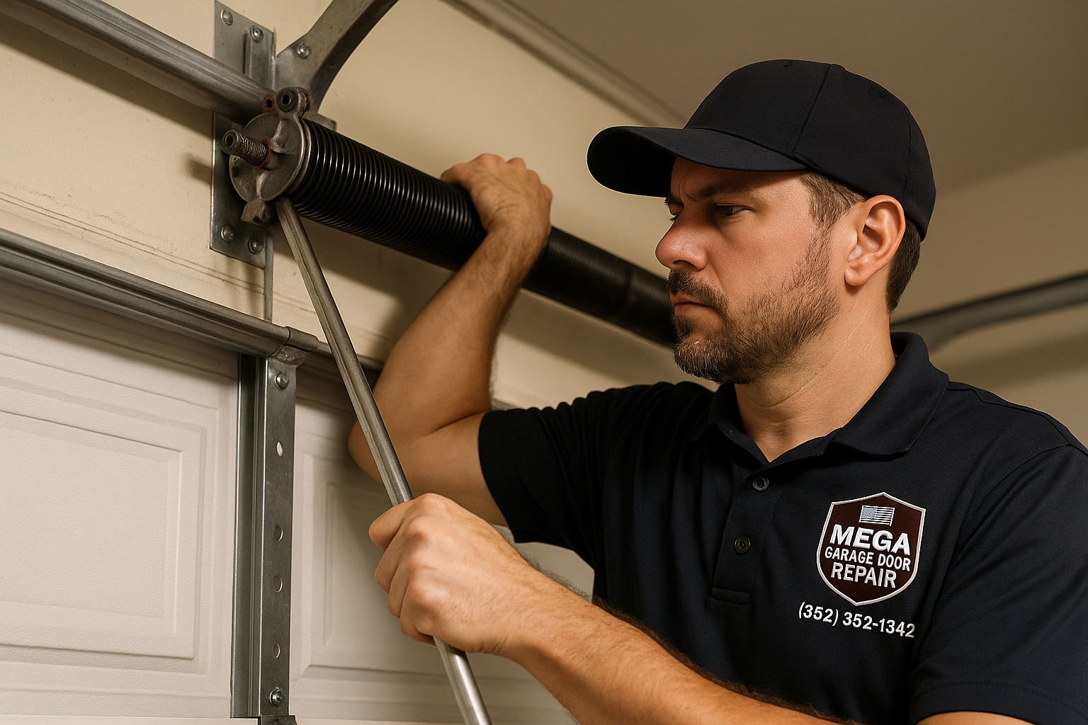 Garage Door Spring Repair service in Campton